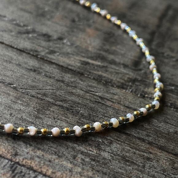 NEW Freshwater Pearl & Gold Anklet - Picture 7 of 11